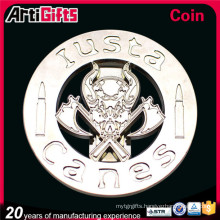 New promotional products unique silver metal coin